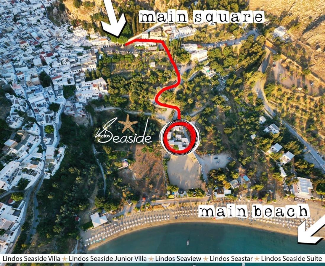 Lindos Seaview Apartment Dış mekan fotoğraf